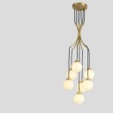 Loft Industry Modern - Gold Grape Chandelier